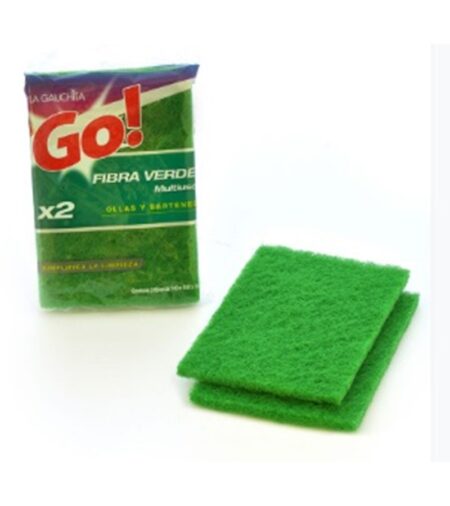 FIBRA VERDE MULTIUSO GO x 2u LA GAUCHITA