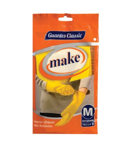 GUANTE PARA LIMPIEZA AMARILLO MAKE