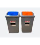 RECIPIENTE PARA RESIDUOS 50Lts TAPA VAIVEN COLORES