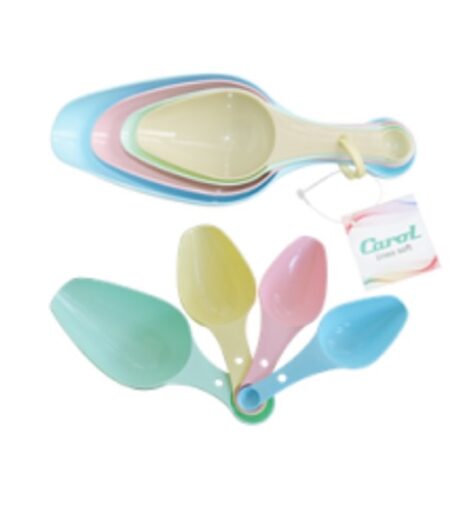 CUCHARAS DE MEDICIÓN SET x 4u CAROL