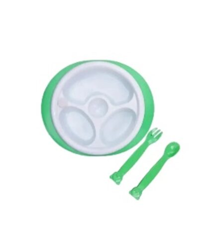 PLATO TERMICO INFANTIL + CUBIERTOS