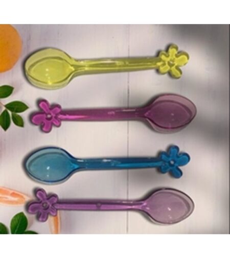 CUCHARA ACRILICA FLOR IKARO