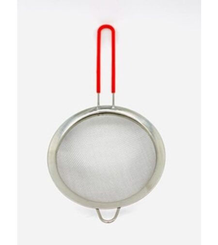 COLADOR ACERO MANGO DE GOMA 40x16cm