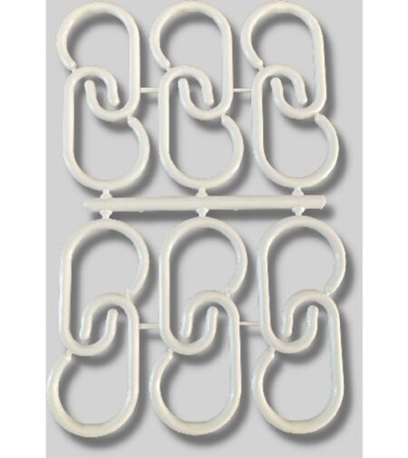 GANCHOS PARA CORTINA DE BAÑO x 12u