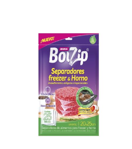 SEPARADORES FREEZER Y HORNO BOLZIP x 25u