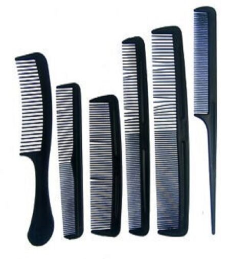 PEINE NEGRO SET x 6u