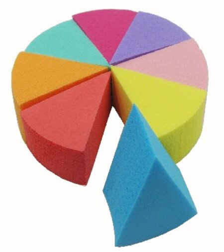 ESPONJA DE LATEX PARA MAQUILLAJE x 8u