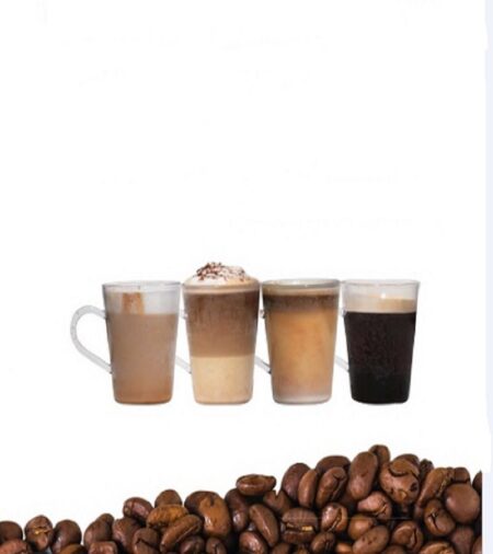 TAZA CAPUCCINO ACRILICA SET x 4u DUZZI