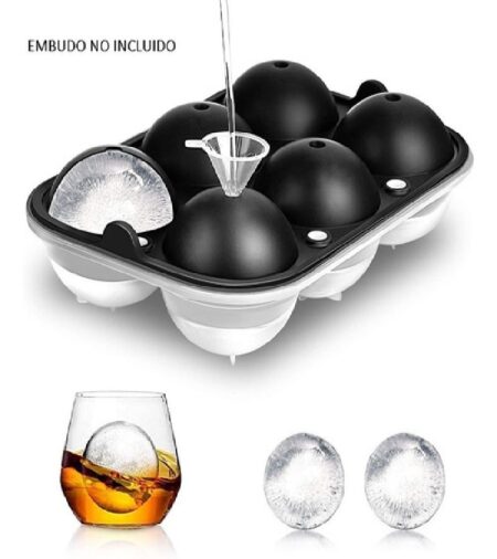 MOLDE PARA HIELO x 6 ESFERAS GRANDES SCHON