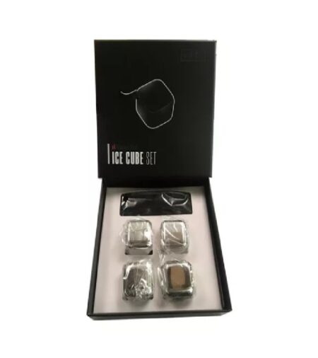 CUBOS DE HIELO ACERO INOXIDABLE SET x 4u SCHON