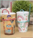 VASO INFANTIL ESTAMPADO 400cc CON SORBETE