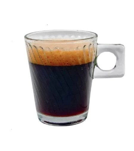 TAZA DE VIDRIO PARA CAFE 80cc