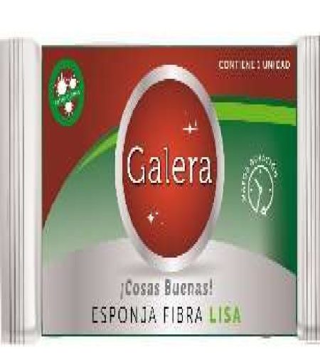 FIBRA ESPONJA LISA GALERA
