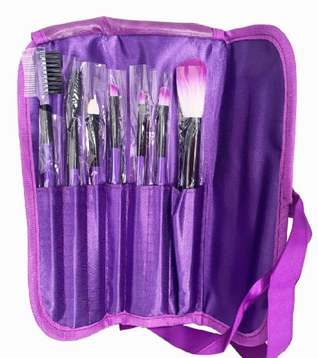 PINCELES PARA MAQUILLAJE ESTUCHE 7pzas TEJAR