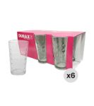 VASO DE VIDRIO IRUPE 350cc DURAX PACK x 6u