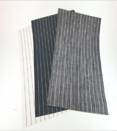 INDIVIDUAL RECTANGULAR PVC LINEAS