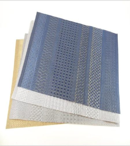 INDIVIDUAL RECTANGULAR PVC ENTRAMADO