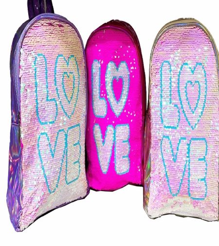 MOCHILA LOVE 25x20x10cm TEJAR
