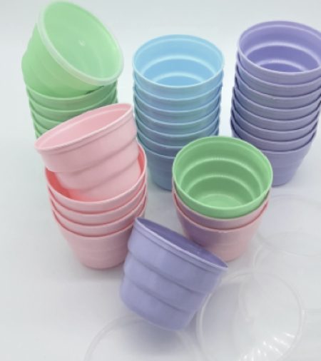 MOLDE PLASTICO PARA FLAN/GELATINA CON TAPA