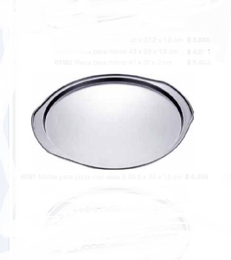 PIZZERA 35.5 x 1.5cm ACERO AL CARBONO CON ASAS CAROL