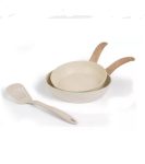 SET BATERIA 3 PZAS INDUCCION CAROL BEIGE