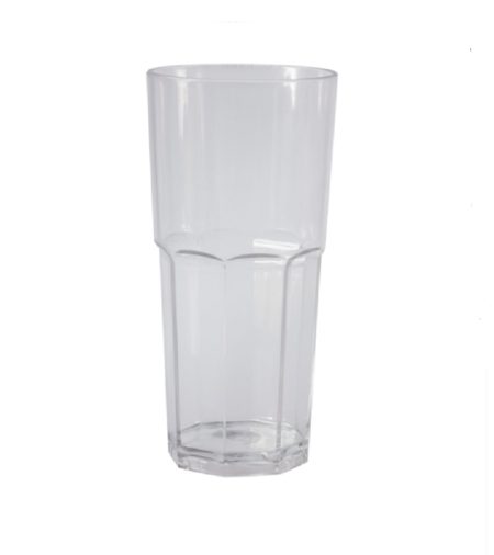 VASO ACRILICO FACETADO CRISTAL IBIZA 310cc