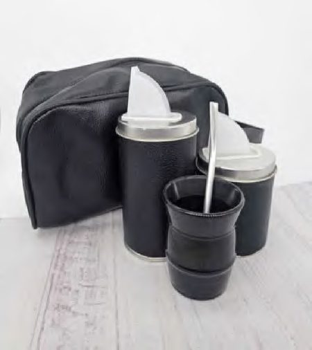 COMBO MATERO SATURNO CON NECESER