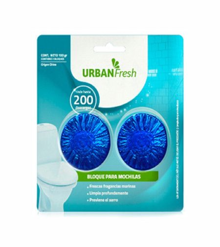 BLOQUE PARA MOCHILA 2 X 50GR URBAN FRESH