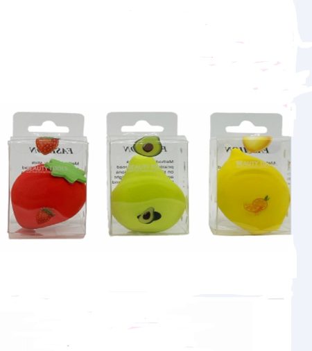ESPONJA DE LATEX PARA MAQUILLAJE FRUTA TEJAR