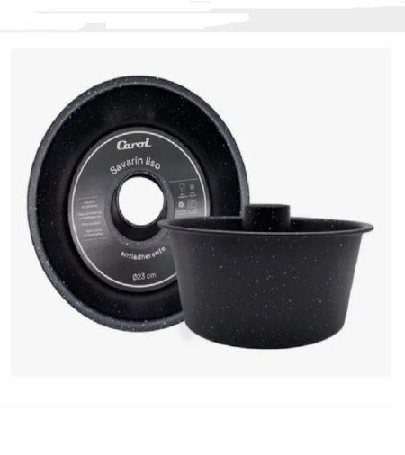 SAVARIN LISO 23x11cm ACERO AL CARBONO GRANITO CAROL