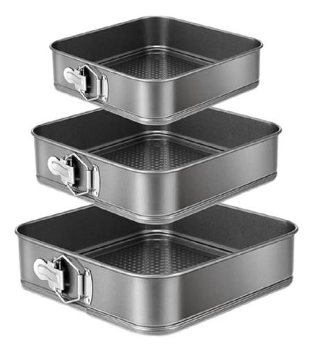 TORTERA DESMONTABLE CUADRADA SET x 3pzas