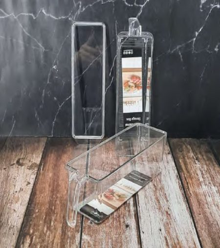 ORGANIZADOR PARA HELADERA CON TAPA 30x10x10cm