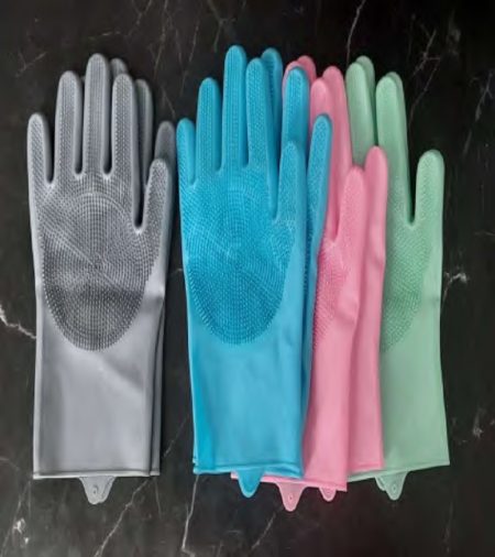 GUANTE DE SILICONA PARA LIMPIEZA SET x 2u