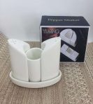 SET SALERO PIMENTERO PALILLERO CERAMICA