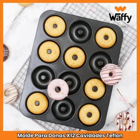 MOLDE MINI DONUTS X12 INDAH