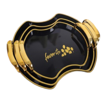 SET DE BANDEJAS NEGRAS X3 ARCO