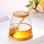 MIELERA TAPA Y BASE BAMBOO