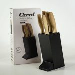 CUCHILLAS SET X6 PZAS CON CONTENEDOR CAROL